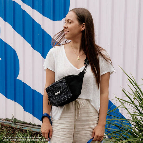 Stylish Hound - Waist / Cross Body Bag - Black