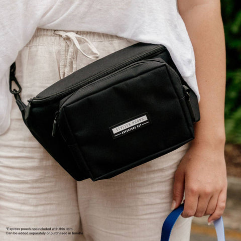 Stylish Hound - Waist / Cross Body Bag - Black